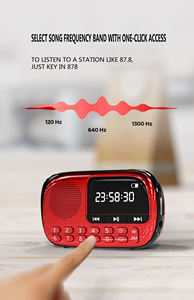 SAST numérique Portable poche FM <span class=keywords><strong>Radio</strong></span> pour USB-C Internet <span class=keywords><strong>Radio</strong></span> coran Bible Gurbani lecteur LED affichage haut-parleur Rechargeable - Product Image 6