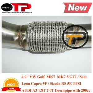 <span class=keywords><strong>Tubo</strong></span> <span class=keywords><strong>de</strong></span> <span class=keywords><strong>escape</strong></span> OTP para V W Golf R MK7 MK7.5 GT I AD A3 8V <span class=keywords><strong>Seat</strong></span> <span class=keywords><strong>Leon</strong></span> Cupra 4 "-3" Downpipe con 200cc Sports Cat - Product Image 5