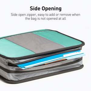 Carpeta con Cierre de 3 Anillos de 2 Pulgadas, con Certificación BSCI, Muestra Gratuita, Capacidad para Laptop de 15 Pulgadas, Carpeta Expandible de 5 Pestañas, Capacidad para 880 Hojas - Product Image 4