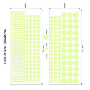 Décoration murale sel-adhésif lumineux 3d étoiles de lune autocollants lumineux - Product Image 4