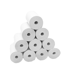 10pcs 57mm X 25mm Single Layer Self-Adhesive Digital Printing White Stickers <b>Mini</b> <b>Printer</b> Paper Compatible Cash Register Paper - Product Image 2