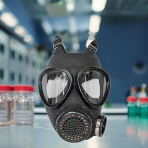 Masque respiratoire en silicone haute visibilité, direct usine, intégral, de sécurité industrielle, jetable et réutilisable pour une protection optimale contre la poussière - Product Image 1