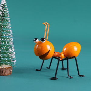 Artisanat <span class=keywords><strong>en</strong></span> <span class=keywords><strong>fer</strong></span> <span class=keywords><strong>forgé</strong></span> Art Déco, fourmis à gros yeux créatives, décorations personnalisées pour la maison et l'<span class=keywords><strong>extérieur</strong></span>, décorations murales de jardin - Product Image 6