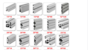 Telaio a specchio in alluminio telai per rimorchio profilo curvo di Suzhou triangolo 8020 alluminio estrusione per porte in vetro - Product Image 3