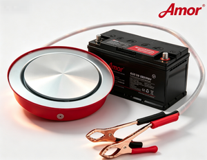 Estufa Eléctrica Portátil de Corriente Continua: Cocina Amor para Uso Fuera de la Red, Alimentada por Paneles Solares y Baterías de 12V - Product Image 5