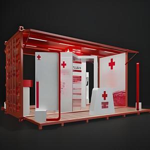 Clinique mobile préfabriquée pliable en conteneur de 40 pieds pour le tri et les soins d'urgence en extérieur - Product Image 4