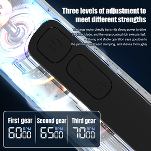 Rifinitore Elettrico Modello 925 Impermeabile IPX6 Kit per la Cura di Baffi, Corpo e Viso 8000rpm Kit 5 in 1 Regolabarba da Uomo - Product Image 5