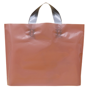 Bolsas de plástico transparente con asas <span class=keywords><strong>Bolsa</strong></span> de compras con asa de plástico reciclable Bolsas de plástico ecológicas personalizadas Bolsas pesadas - Product Image 3