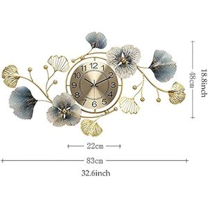 Đồng hồ treo tường trang trí thanh lịch với tay nghề cao cấp chống trầy xước kính che chữ số La Mã lớn để xem dễ dàng - Product Image 6
