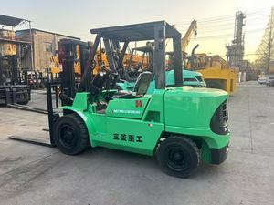 <b>Used</b> Mitsubishi Diesel Forklift FD150 FD160 FD100 FD50 5 Ton Load Capacity Retail - Product Image 6