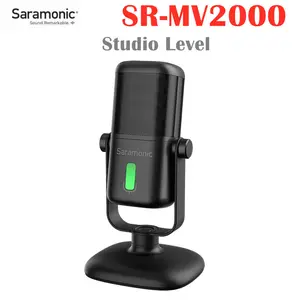 Saramonic SR-MV2000 USB-C携帯電話ユニバーサルデスクマイクマイク録音リアルタイム再生モニターType-c
