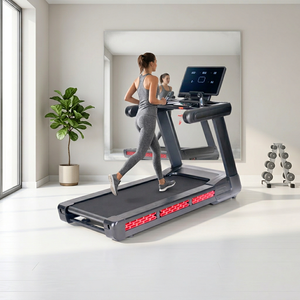 Tapis roulant commercial à inclinaison automatique avec moteur AC 2,2 kW, idéal pour la course, l'endurance <span class=keywords><strong>cardio</strong></span> et l'entraînement HIIT en salle de sport - Vente flash - Product Image 5