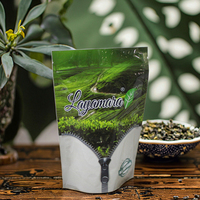 Mini sachet de thé vert biologique imprimé sur mesure et créatif emballage plastique PET biodégradable pour aliments pour animaux de compagnie lait aliments en conserve