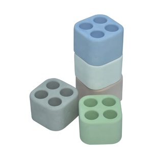 Salle de bain moule <span class=keywords><strong>porte</strong></span>-brosse à dents moule <span class=keywords><strong>savon</strong></span> plateau de boîte de coton-tige de coton Hôtel multifonctionnel <span class=keywords><strong>béton</strong></span> gypse diatomées boue moule en silicone - Product Image 6