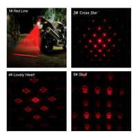 Les plus récentes pièces de voiture moto feu arrière 12V Auto Laser antibrouillard pour la sécurité