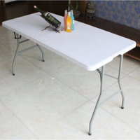 Table en plastique pliable légère, moderne et multifonctionnel pique - nique Party Dining Furniture pour l'extérieur