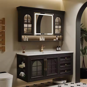 <span class=keywords><strong>Meuble</strong></span>-lavabo de salle de bain contemporain et élégant, de qualité supérieure, fabriqué <span class=keywords><strong>en</strong></span> Australie, avec des armoires de salle de bain flottantes antiques pour hôtel - Product Image 3