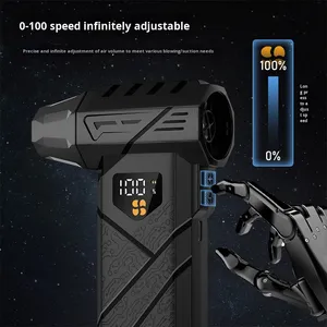Ventilateur à jet portable HFX1, mini souffleur turbo, moteur sans balais haute vitesse, dépoussiéreur électrique pour le séchage des voitures, le <span class=keywords><strong>nettoyage</strong></span> des PC, le <span class=keywords><strong>camping</strong></span> - Product Image 4