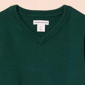 เสื้อสเวตเตอร์เด็กคอวี ผ้าฝ้าย 100% แบบยูนิเซ็กส์  ความหนาปานกลาง - Product Image 5