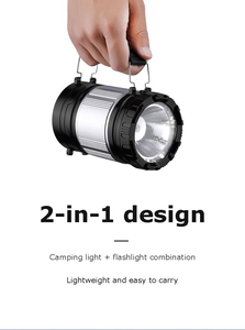 High Quality Shape COB <b>LED</b> <b>Camping</b> <b>Lantern</b> Telescopic Tent Light Emergency Hanging for Outdoor Activities Battery-Powered Hiking - Product Image 3