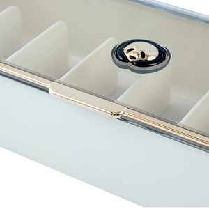 Boîte de rangement pour câbles de données de bureau avec organisateur de câbles de charge, support de câble d'alimentation pour le rangement des chargeurs de téléphone portable - Product Image 5