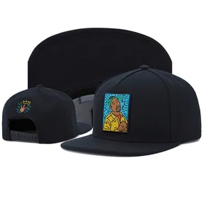 자수 패치 로고를 가진 도매 재미있은 모자 주문 snapback 모자