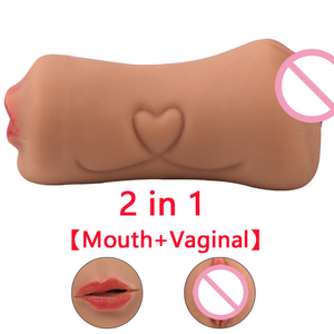 OEM/ODM Fábrica Masculino Masturbador Buceta 3-em-1Oral Anal Vaginas Masturbador 3D TPE Buceta Juguetes Sexual Bolso Buceta para Homem - Product Image 2
