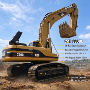 รถขุดตีนตะขาบขนาดใหญ่ 30 ตัน ยี่ห้อแคทเตอร์พิลลาร์ รุ่น Cat330BL มือสอง สภาพดี ผลิตในญี่ปุ่น ของแท้ วางขายที่เซี่ยงไฮ้ - Product Image 1