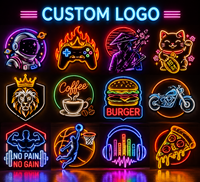 Enseigne néon LED personnalisée pour entreprise avec forme 3D, étanche IP65, options multicolores, design personnalisable