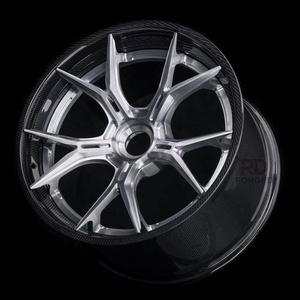 ล้อคาร์บอนไฟเบอร์แบบหลายก้าน 5x114.3 5x112 5x110 5x130 สำหรับ C8 Z06 C7 C6 ZR1 458 Speciale - Product Image 3