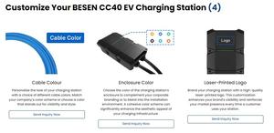 <span class=keywords><strong>BESEN</strong></span> Vente en gros Type 1 48A 11.5KW Station de recharge de véhicules électriques à usage domestique Protection contre les surcharges - Product Image 6