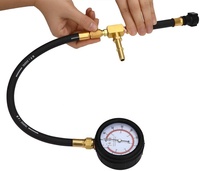Testeur de pression d'injection de carburant, Kit de pompe d'injection, outils de voiture 5 pièces