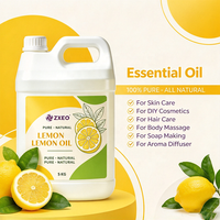 Huile de citron multi-usage 100% pure pressée à froid pour massage, soins de la peau, fabrication de savon, aromathérapie, diffuseur, parfum naturel d'agrumes, en vrac