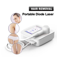 Mini appareil d'épilation permanente au laser diode 808 nm pour salon de beauté et usage domestique commercial