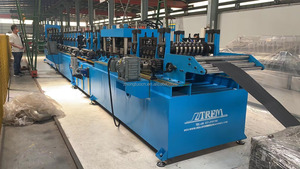 Hoàn toàn tự động C Z xà gồ trong một dây chuyền sản xuất C purline cán tạo thành máy với Stacker - Product Image 3