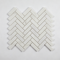 Mosaïque en marbre blanc Centurymosaic Capri Bianco, pierre naturelle, hexagone de 2 pouces, mosaïque murale et de sol, sur mesure pour cuisine et salle de bain