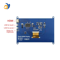 Écran LCD TFT IPS industriel intelligent de 7 pouces, résolution 800x480, compatible avec la carte d'interface Goldenvision, montage sur panneau