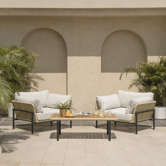 Sigma Modern Luxury Outside Design Garden Balcony Patio Indoor Set Furniture Rectangle Centre Coffee Table