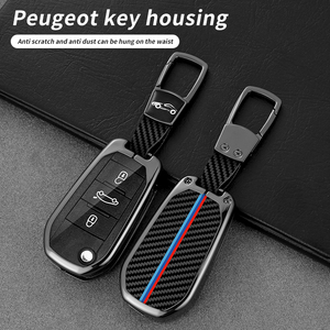 Étui pour clé de <span class=keywords><strong>voiture</strong></span> Peugeot 208 2008 308 3008 4008 5008 408 508 107 301 Citroën C4L C6 <span class=keywords><strong>C3</strong></span>-XR Picasso C4 CACTUS C5 DS4 DS5 - Product Image 4