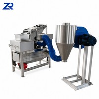 Machine à peler et décortiquer les fèves de cacao ZHRU pour fruits à coque, en acier inoxydable, capacité 100 kg/h, 380 V