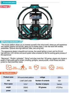 <span class=keywords><strong>Precio</strong></span> de Fábrica, Máquina de Realidad Virtual de Aluminio, Simulador de Cine con Silla de Realidad Virtual 9D para Guarderías - Product Image 4