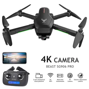 2022 ZLRC SG906 PRO vidéo Drone hélicoptère jouet 4K caméra professionnelle longue portée 4K Drone vol 25 Minutes