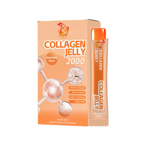 Barra de Gelatina de Colágeno Fácil de Absorber con Colágeno Marino y Extracto de Granada, Apoya la Acción Antioxidante, Mejora el Sistema Inmunológico - Product Image 1
