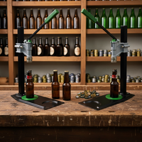 Machine manuelle de capsulage de bouteilles à hauteur réglable pour bouteilles de boissons, bière artisanale et soda