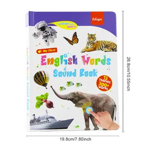 अंग्रेजी ध्वनि किताबें बच्चों को जानने के लिए जानें 300 + शब्दों के साथ पुस्तक 13 सीखने विषयों गतिविधि ध्वनि पुस्तक