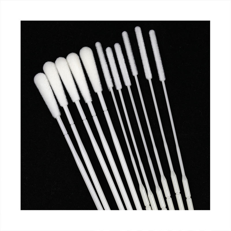 Sticks Nasal Plastic Stick Nylon Flocked Medical Nasopharyngeal Disposable Sterile Swab