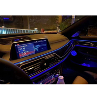Lumière ambiante dynamique pour voiture Starry Sky 64 couleurs, symphonie de couleurs, pour BMW Série 7 G12 2016-2022, accessoires de décoration intérieure LED