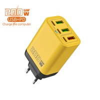 5V24A 60W Europäische und Amerikanische Normen Großhandel 200W 3A3C Multi-Port Schnell-Ladeadapter Ladegerät