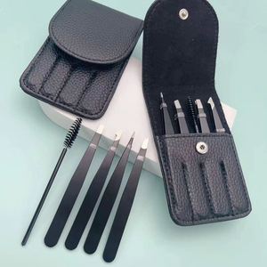 Precision Stainless Steel Eyebrow & Eyelash Tweezers 96 <b>Clip</b> Set with Pointed Tip Makeup Tools - Product Image 5