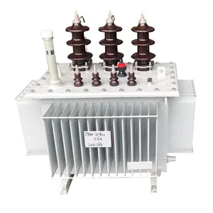 Transformador de energia elétrica trifásico ao ar livre 11KV 15KV 22KV 33KV 50Kva até 10MVA óleo imerso distribuição transformador